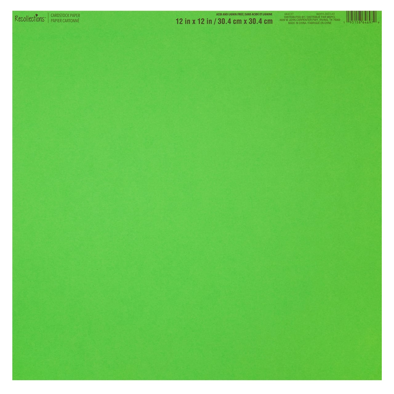 60 Pack: Smooth Solid Cardstock Paper by Recollections™, 12" x 12"